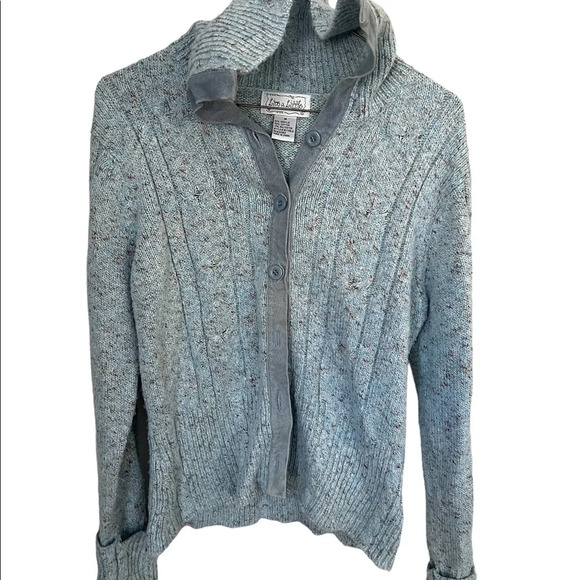 y2k knit baby blue sweater - Picture 3 of 5